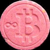 Pink Bitcoin sample 6507
