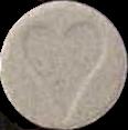 Heart (White) sample 681