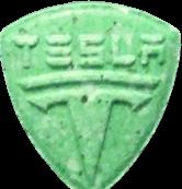 Green Tesla sample 6896