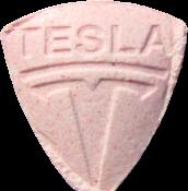 Pink Tesla sample 7004