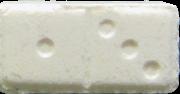 Domino (Silver Glitter) sample 7398
