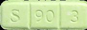 Counterfeit Xanax sample 7416