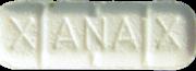 Counterfeit Xanax sample 7455