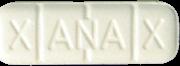 Xanax X/2 sample 7540