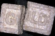 Goldbarren sample 7556