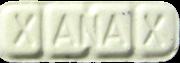 Fake Xanax sample 7904