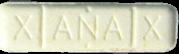 Fake Xanax sample 7996