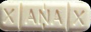 Fake Xanax sample 8007