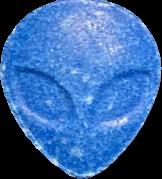 Blue Alien sample 8122