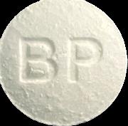 White BP pill — lab-tested sample