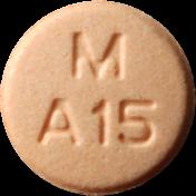 M A15 pill — lab-tested sample