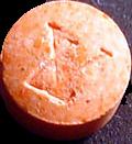 Louis Vutton pill — lab-tested sample