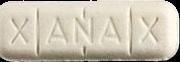 Fake Xanax sample 9791