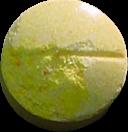 Yellow Thang pill — lab-tested sample