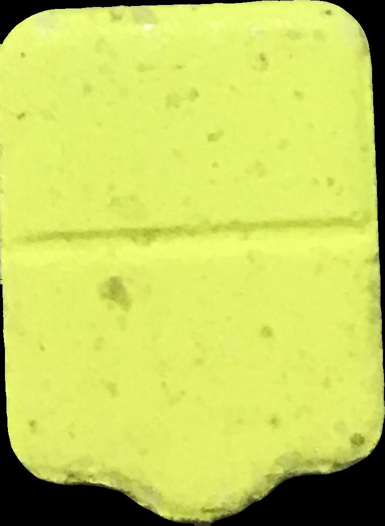 Flugel (Amarillo claro) - MDMA 206mg (Front) sample 2020-01-07_flugel_amarilloclaro