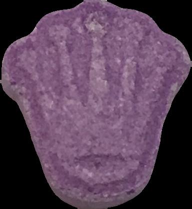 (Lila Oscuro) - MDMA 132mg (Front) sample 2020-01-27_unknown_lilaoscuro