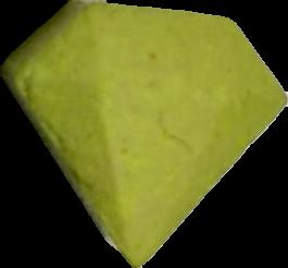 Diamante (Amarillo) - MDMA 225mg (Front) sample 2020-01-30_diamante_amarillo