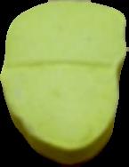" (No usar) (Amarillo) - MDMA 211mg (Front) pill — lab-tested sample