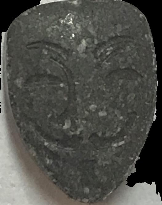 V de vendetta (Negro) - MDMA 160mg (Front) sample 2020-02-05_vdevendetta_negro