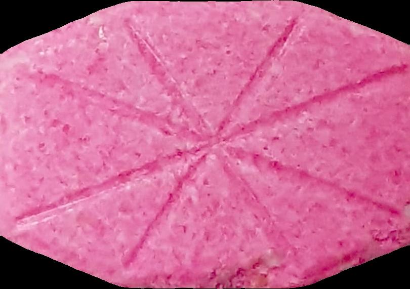 EA SPORTS (Rosa) - MDMA 237mg (Front) pill — lab-tested sample