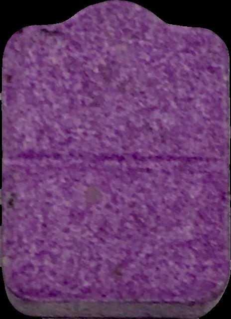 Flugel (Morado) - MDMA 218mg (Front) pill — lab-tested sample