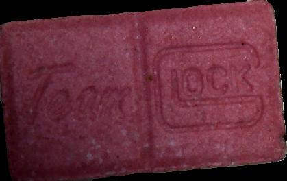Pistola (Rosa) - MDMA 210mg (Front) sample 2020-02-27_pistola_rosa