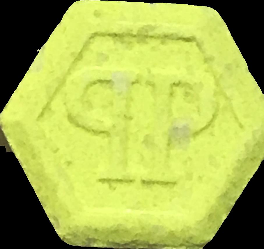 Phillip Plein (Amarillo) - MDMA 320mg (Front) sample 2020-03-06_phillipplein_amarillo