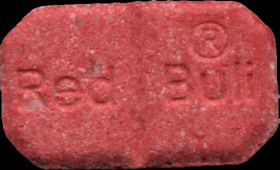 Red Bull (Rosa) - MDMA 148mg (Front) sample 2020-03-09_redbull_rosa