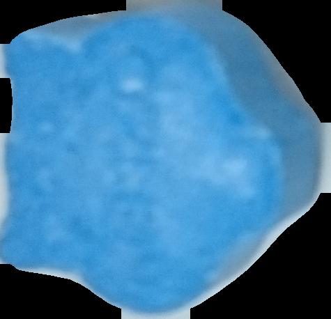 kenzo (Azul) - MDMA 146mg (Front) pill — lab-tested sample