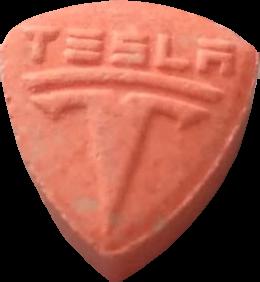 Tesla (Naranja) - MDMA 251mg (Front) sample 2020-06-11_tesla_naranja