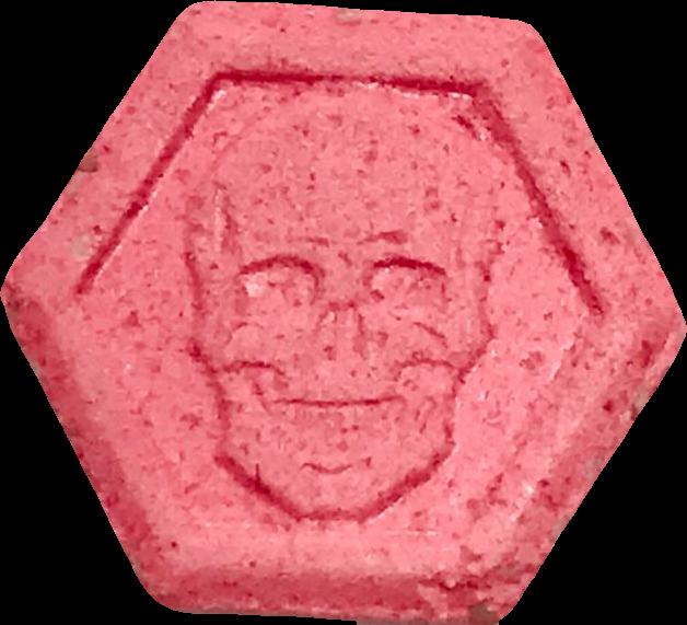 Phillip Plein (Rosa) - MDMA 231mg (Front) sample 2020-06-25_phillipplein_rosa