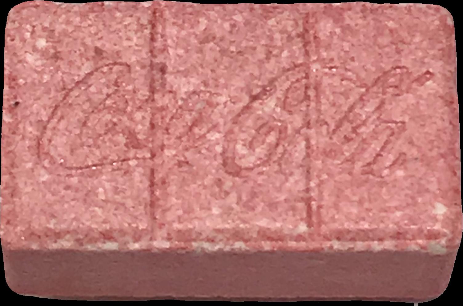 Coca-cola (Rosa) - MDMA 184mg (Front) sample 2020-07-23_cocacola_rosa