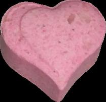 Corazón (Rosa) - MDMA 133mg (Front) pill — lab-tested sample