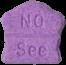 Mono de Whatsapp (Morado) - MDMA 165mg (Front) pill — lab-tested sample
