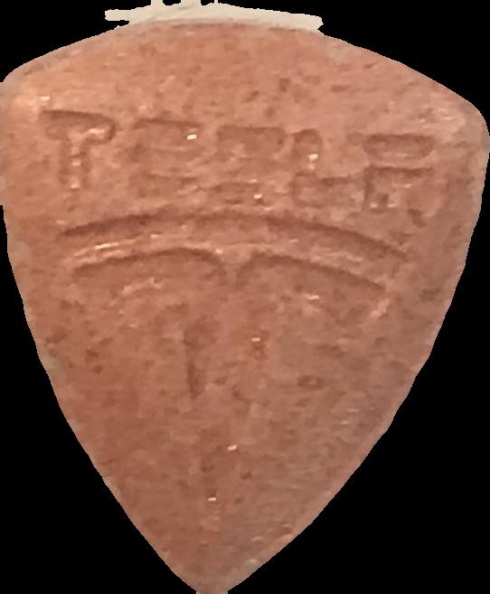 Tesla (Rojo) - MDMA 110mg (Front) sample 2020-09-22_tesla_rojo