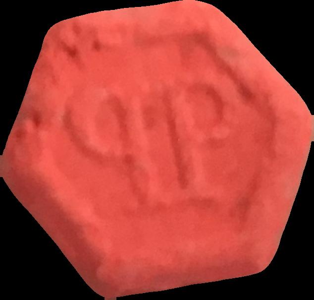 Phillip Plein (Rosa) - MDMA 267mg (Front) sample 2020-09-29_phillipplein_rosa