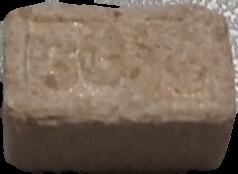 (Beige Claro) - MDMA 161mg (Front) pill — lab-tested sample