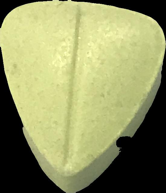 Lamborghini (Amarillo) - MDMA 173mg (Front) pill — lab-tested sample