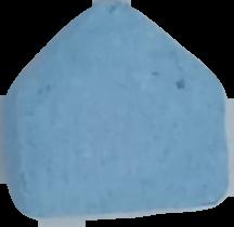 (Azul claro) - MDMA 198mg (Front) pill — lab-tested sample