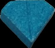 Punisher (Azul) - MDMA 248mg (Front) sample 2020-12-29_punisher_azul