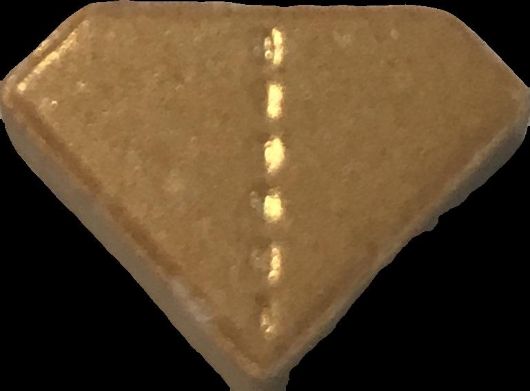 Punisher (Dorado) - MDMA 178mg (Front) pill — lab-tested sample
