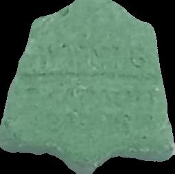 Faraón (Verde) - MDMA 248mg (Front) pill — lab-tested sample