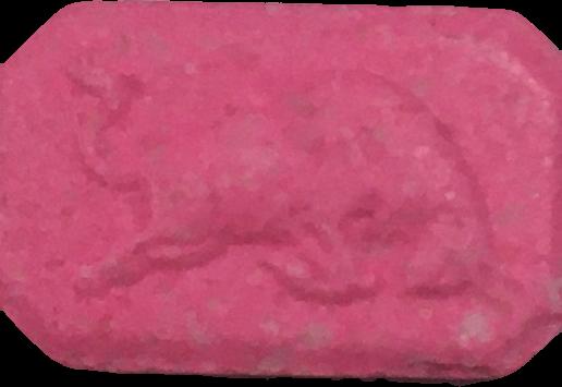 Red Bull (Rosa) - MDMA 236mg (Front) sample 2021-04-15_redbull_rosa