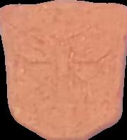 Transformer (Morado) - MDMA 157mg (Front) pill — lab-tested sample