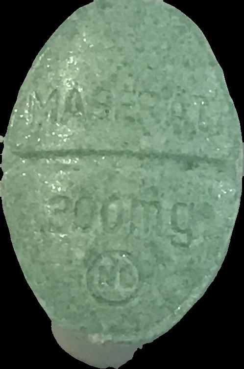 Masserati (Verde) - MDMA 209mg (Front) sample 2021-05-11_masserati_verde