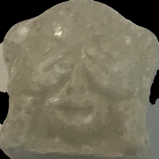 Mono de Whatsapp (Beige) - MDMA 232mg (Front) pill — lab-tested sample