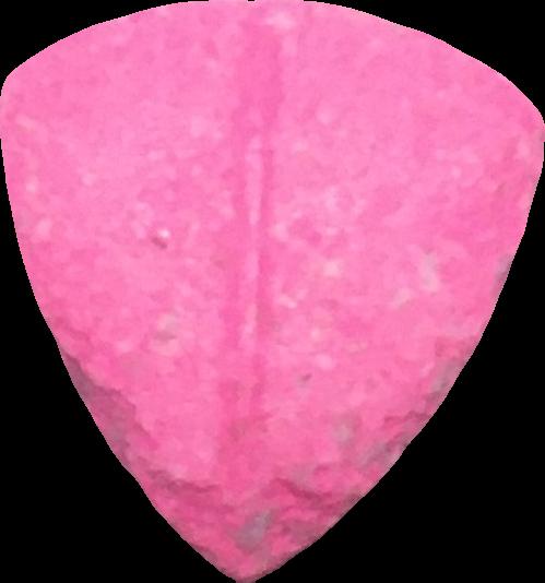 Tesla (Rosa) - MDMA 199mg (Front) pill — lab-tested sample
