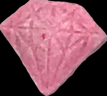 Diamante (Rosa) - MDMA 158mg (Front) sample 2021-06-17_diamante_rosa