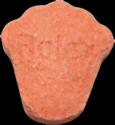 Rolex (Naranja) - MDMA 58mg (Front) pill — lab-tested sample