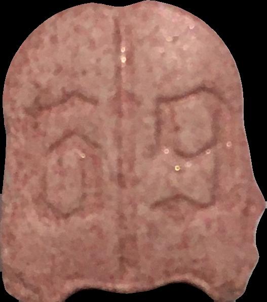 Sixty Nine/69 (Rosa Claro) - MDMA 222mg (Front) sample 2021-07-20_sixtynine69_rosaclaro